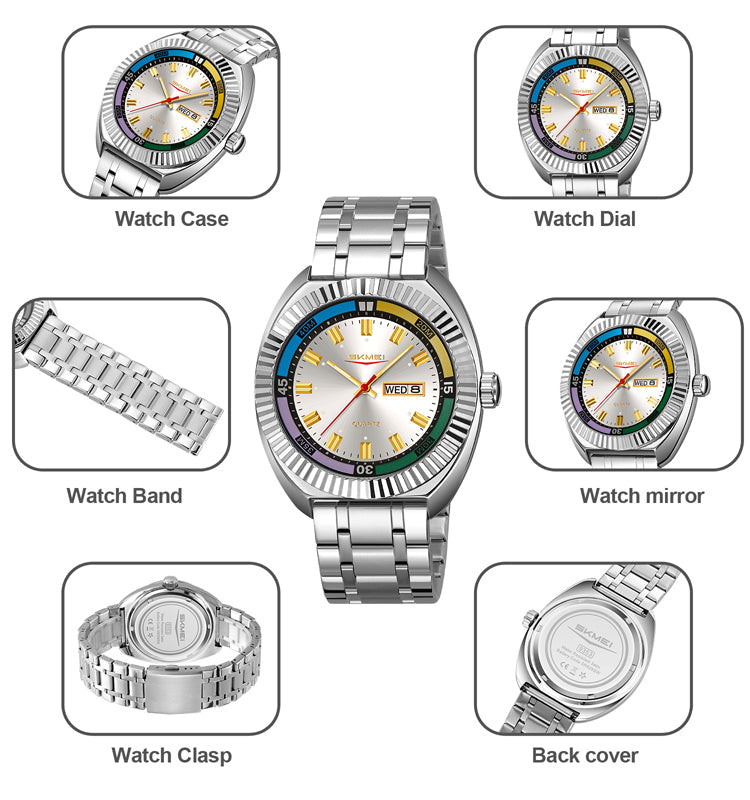 Original SKMEI Watch | 100% Authentic | SKMEI 9353 Silver