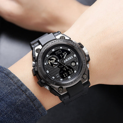 SKMEI Multifunction Dual Time Chrono Date Quartz Watch | SKMEI 2031
