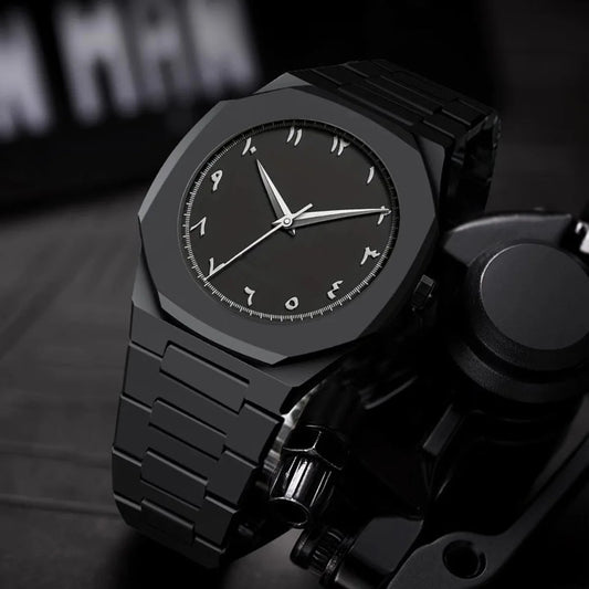 Minimalist Light-Weight Silicone Strap Arabic Numeral Dial Watch | Arabic Watch 05 A