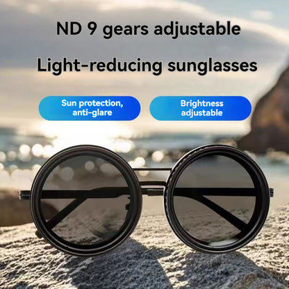 Stylish ND9 Handmade Adjustable Dimming Tint Sunglass | RB ND9