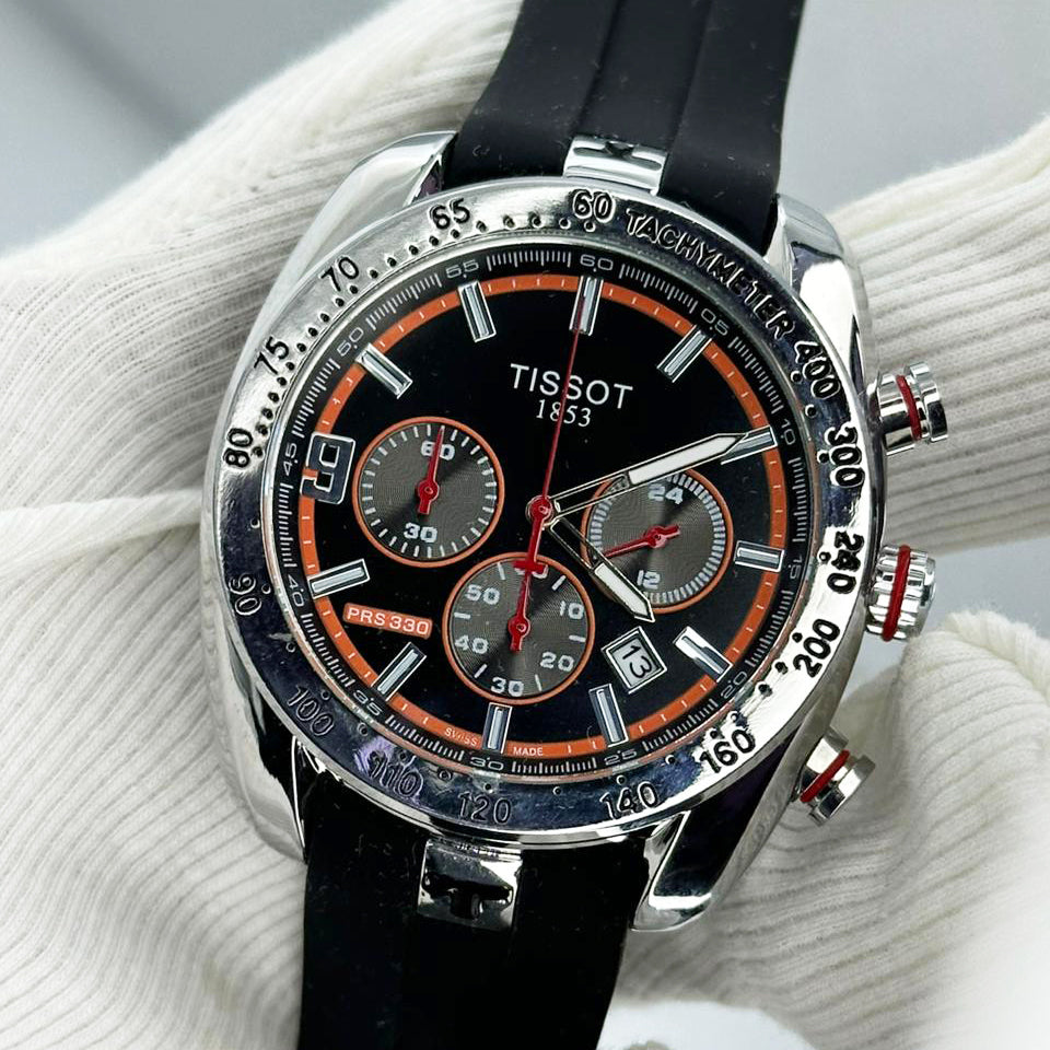 Tissot Premium Quality Chronograph Fiber Belt Mens Watch | TST CFB 70 E