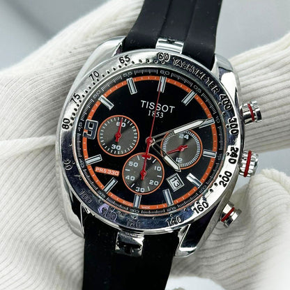 Tissot Premium Quality Chronograph Fiber Belt Mens Watch | TST CFB 70 E