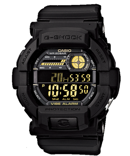 Original CASIO G-SHOCK Black Watch For Gents GD-350-1B