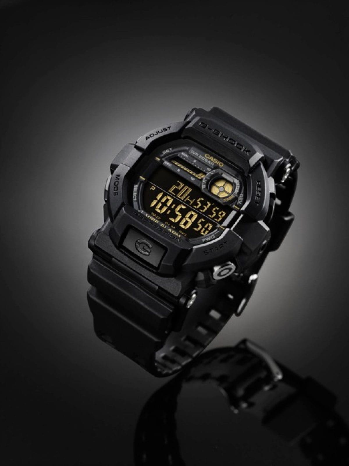 Original CASIO G-SHOCK Black Watch For Gents GD-350-1B