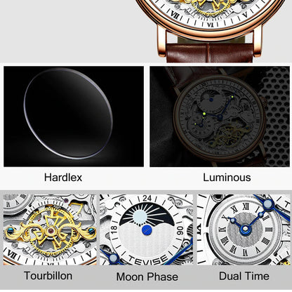 Luxury Tevise Mechanical Automatic Premium Quality Watch - Tevise 20