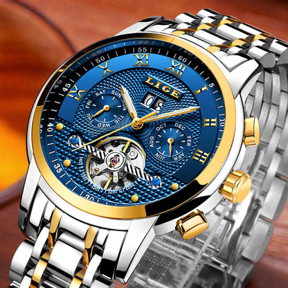 LIGE Automatic Mechanical Watch | Lige 20