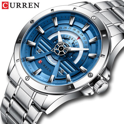 Original Trendy Stylish Stainless Steel CURREN Watch - Curren 56