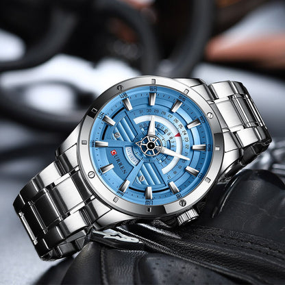 Original Trendy Stylish Stainless Steel CURREN Watch - Curren 56