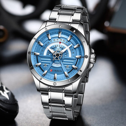 Original Trendy Stylish Stainless Steel CURREN Watch - Curren 56