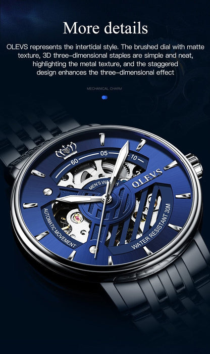 Brand New Original OLEVS Premium Quality Mechanical Watch - OLEVS Watch 03