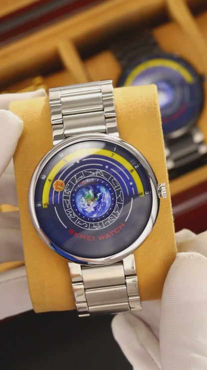 SKMEI Starry Sky Quartz Watch | 100% Authentic | SKMEI 2361 Silver