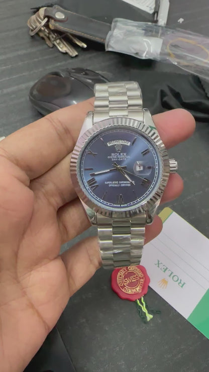 Premium Quality Full Day Date Quartz Watch | RLX Watch A46 C