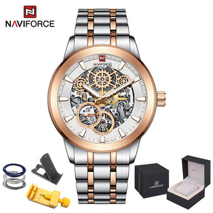 Luxury Original Premium Quality NAVIFORCE Waterproof Mechanical Watch | NF 65